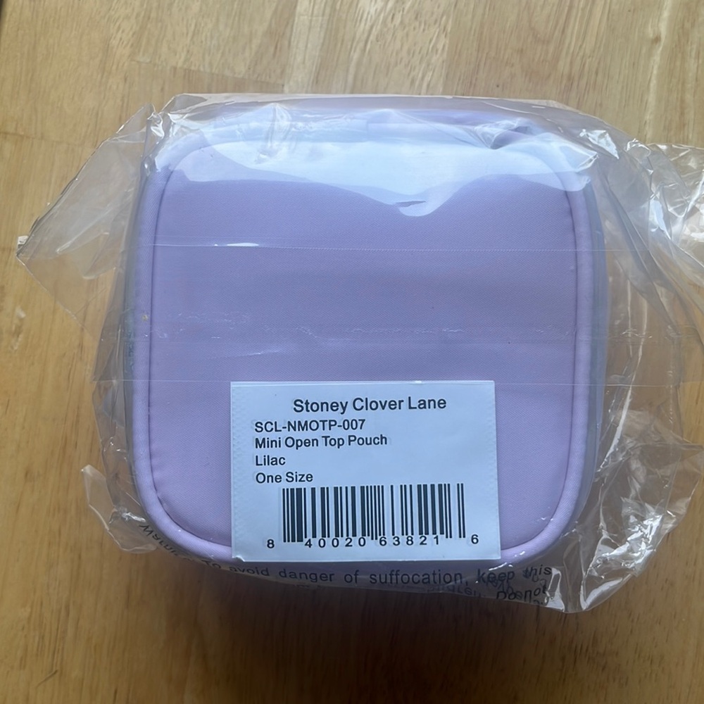 Stoney Clover Lane Lilac Mini Open Top Pouch